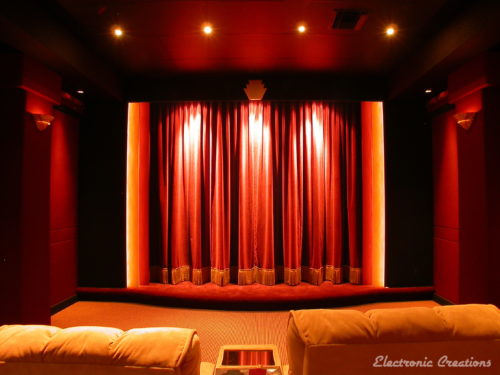 Electronic Creations Home Theater Finished Theater