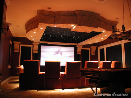 Game Room / Theater Installation by Electronic Creations